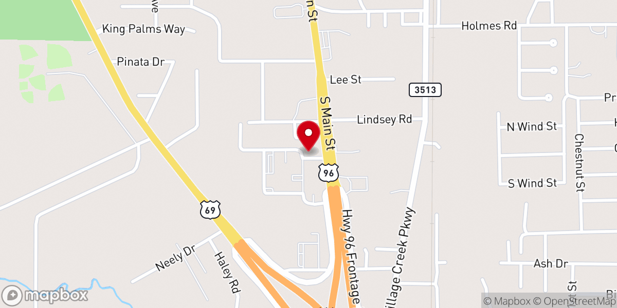 Map showing location of Journey Church
