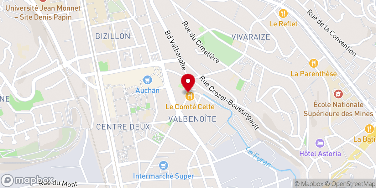 Map showing location of Église Adventiste du 7e jour