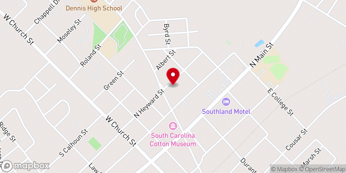 Map showing location of House of God