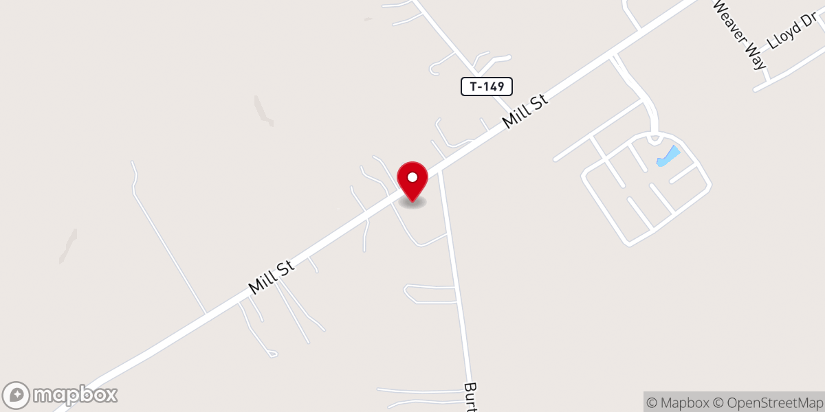 Map showing location of Riversong Worship Service