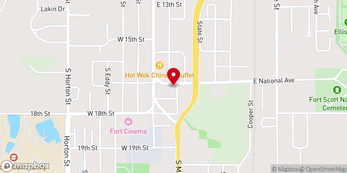 Map showing location of The Gathering: W.O.W. Ministries