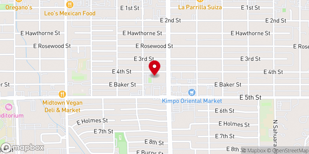 Map showing location of Christ Church United Methodist Food Bank