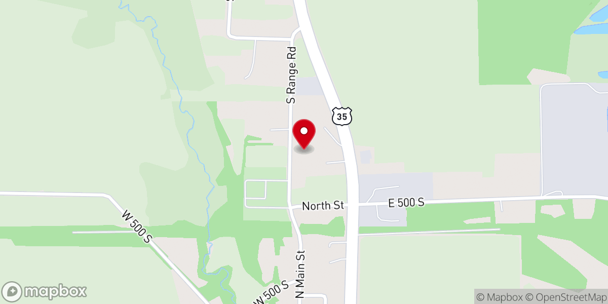 Map showing location of Sawdust Trail Missionary Baptist Church