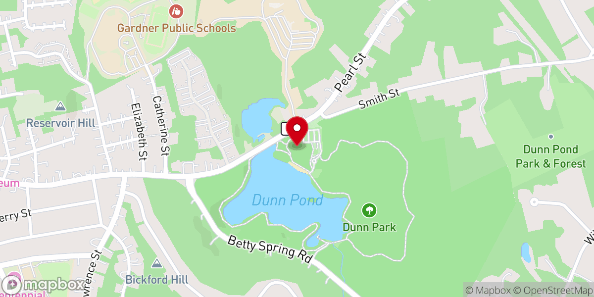 Map showing location of Dunn State Park