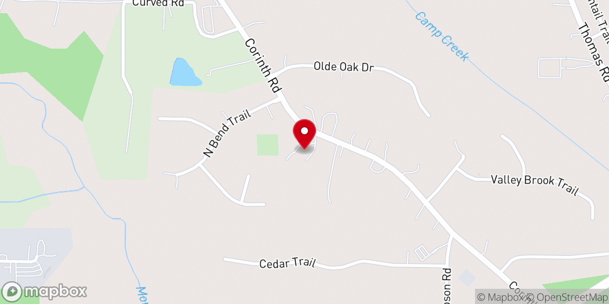 Map showing location of Berachah Bible Church