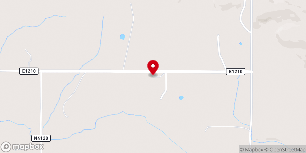 Map showing location of Artussee Indian Church