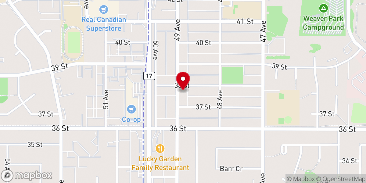 Map showing location of Gurudwara Sahib Lloydminster