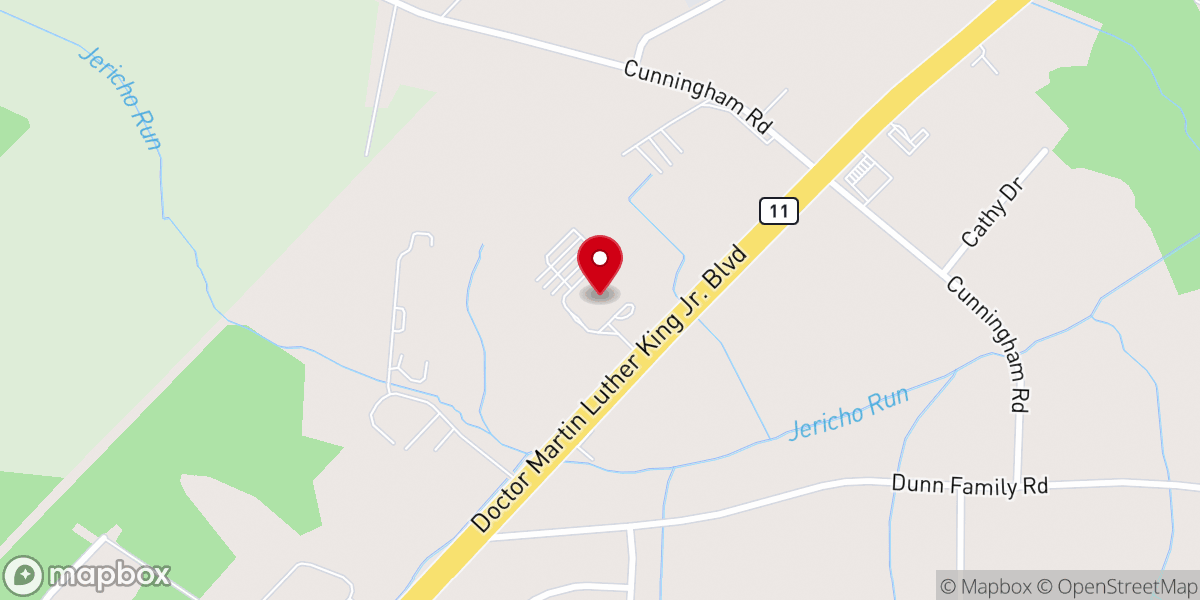 Map showing location of Deeper Life Bible Church Convention Center