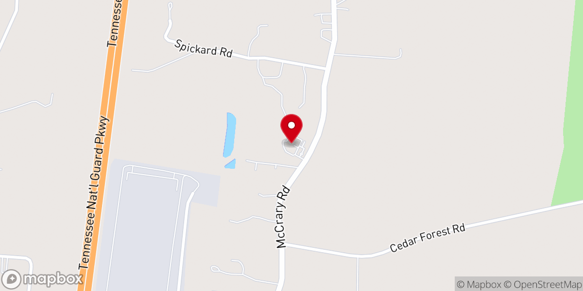 Map showing location of Hamilton Chapel Church