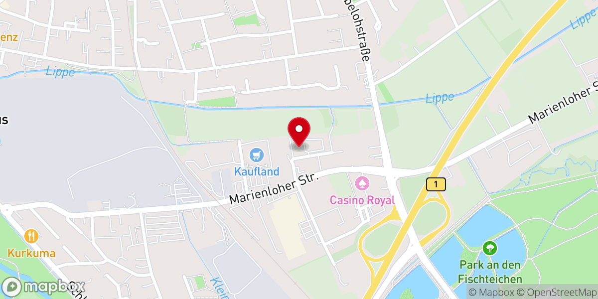 Map showing location of Christliche Gemeinschaft Paderborn (CGPB)