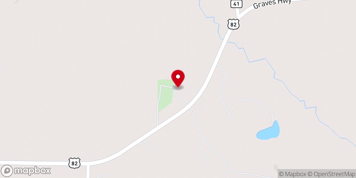 Map showing location of Rehoboth Baptist Church
