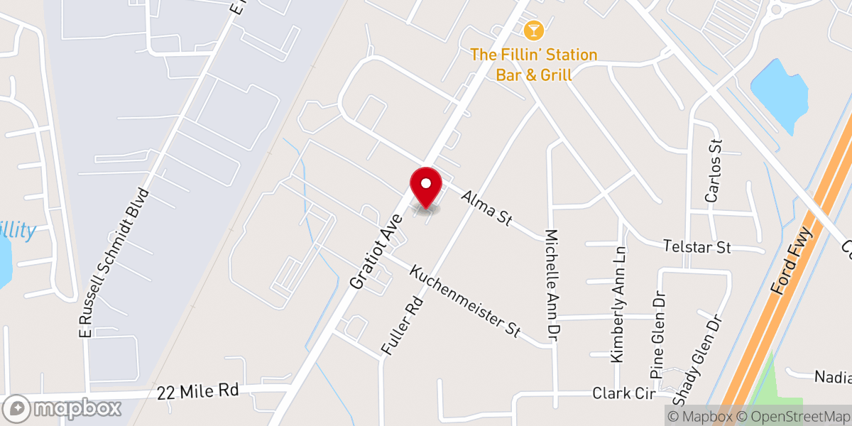 Map showing location of Dominion Church