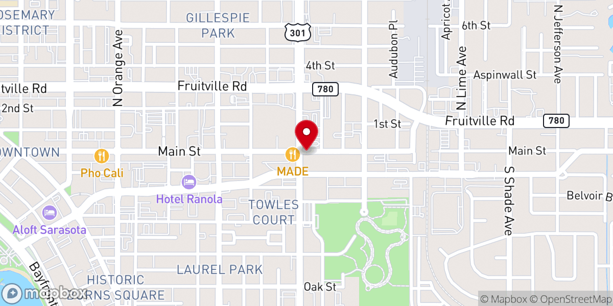 Map showing location of New Covenant Family Church Inc