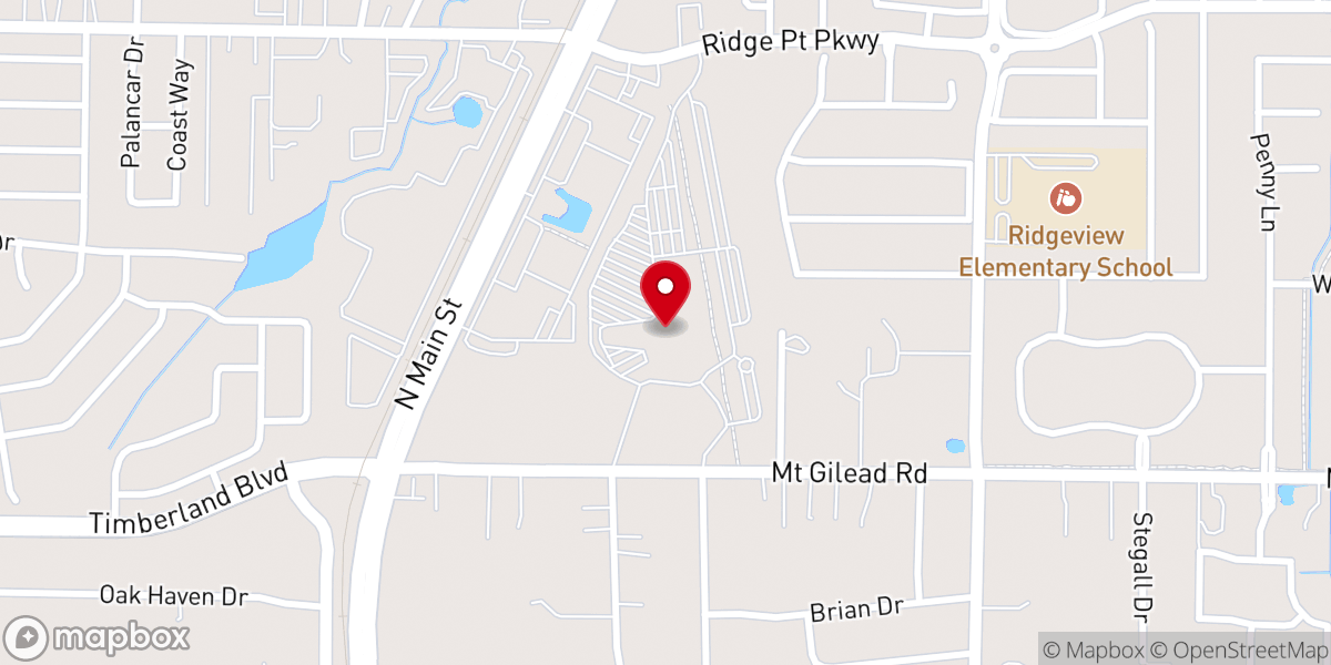 Map showing location of Milestone Church