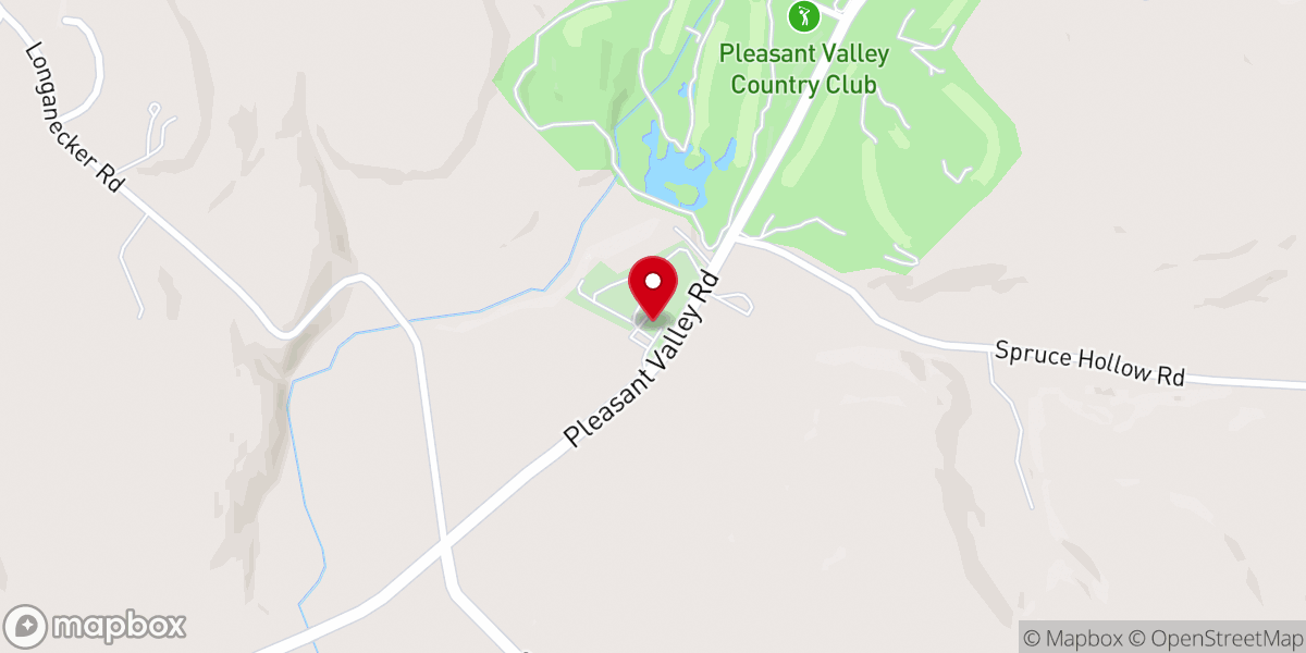 Map showing location of Mt. Olive Evangelical Church