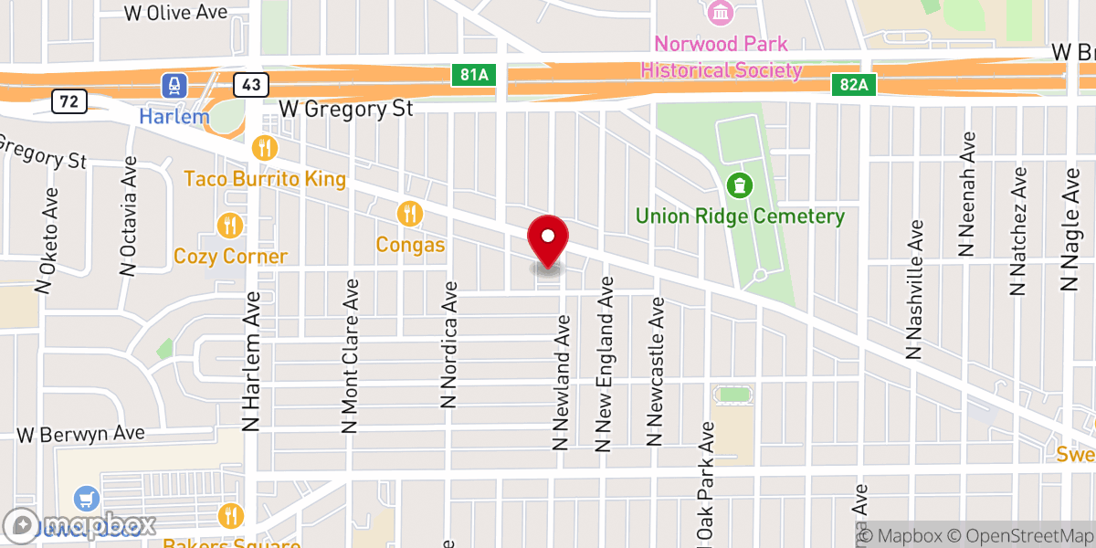 Map showing location of Sts Constantine and Helen Romanian Orthodox Cathedral