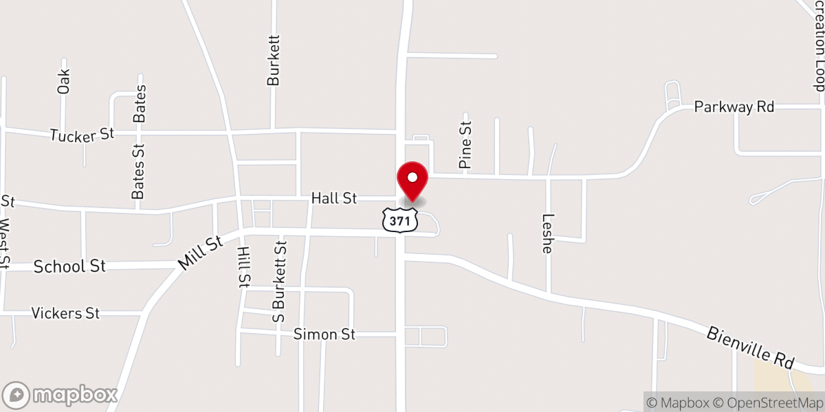 Map showing location of First United Methodist Church-Ringgold