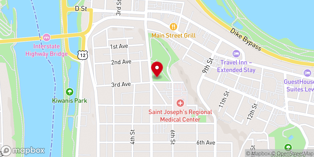 Map showing location of Granite Lake Community Church
