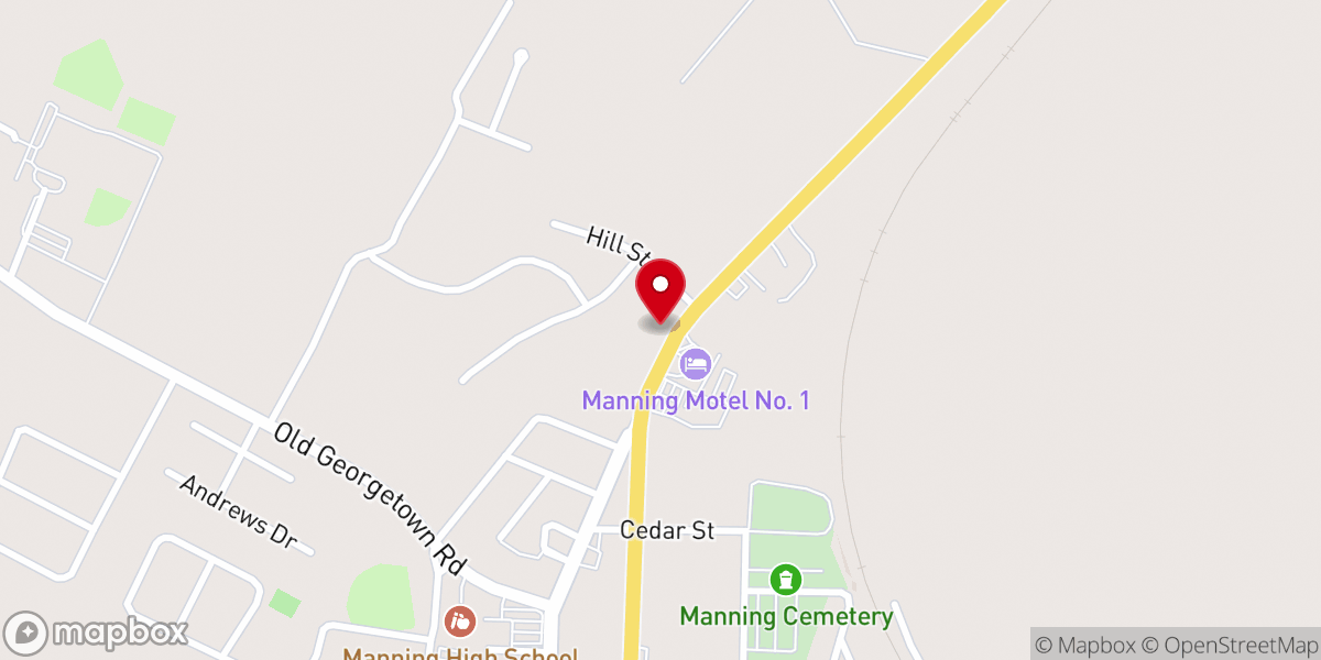 Map showing location of Destiny Church