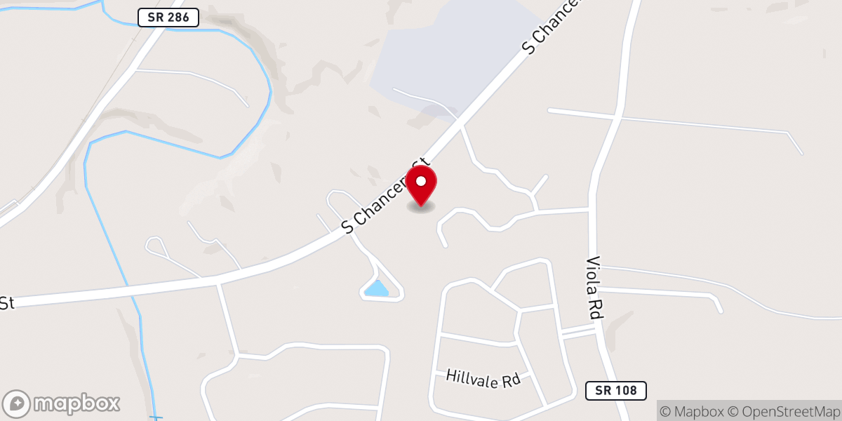 Map showing location of Christ's Family Church