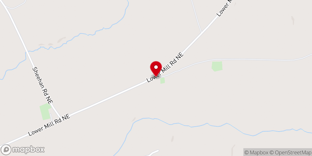 Map showing location of Friendship Church