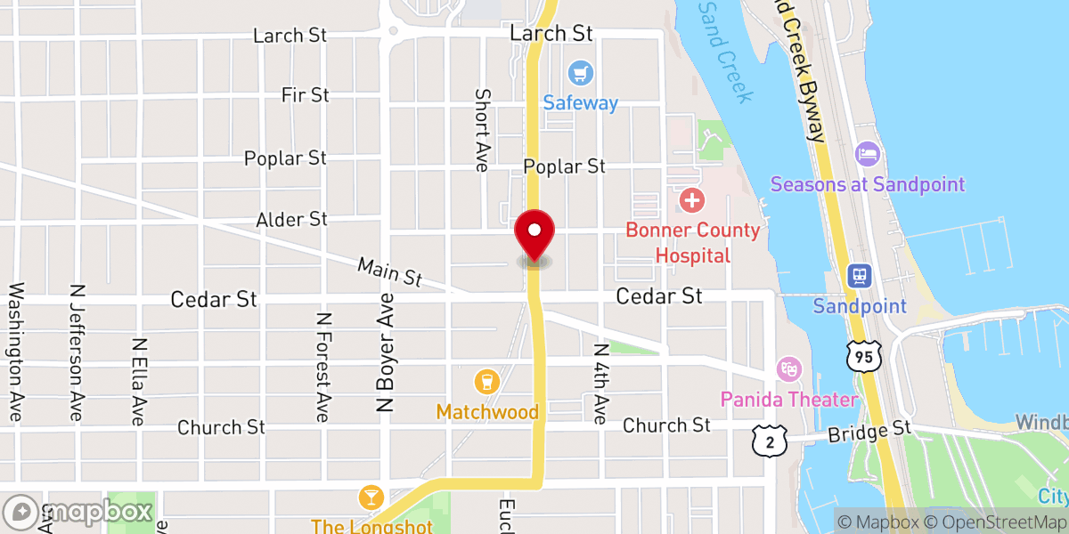 Map showing location of Healing Leaves Ministry