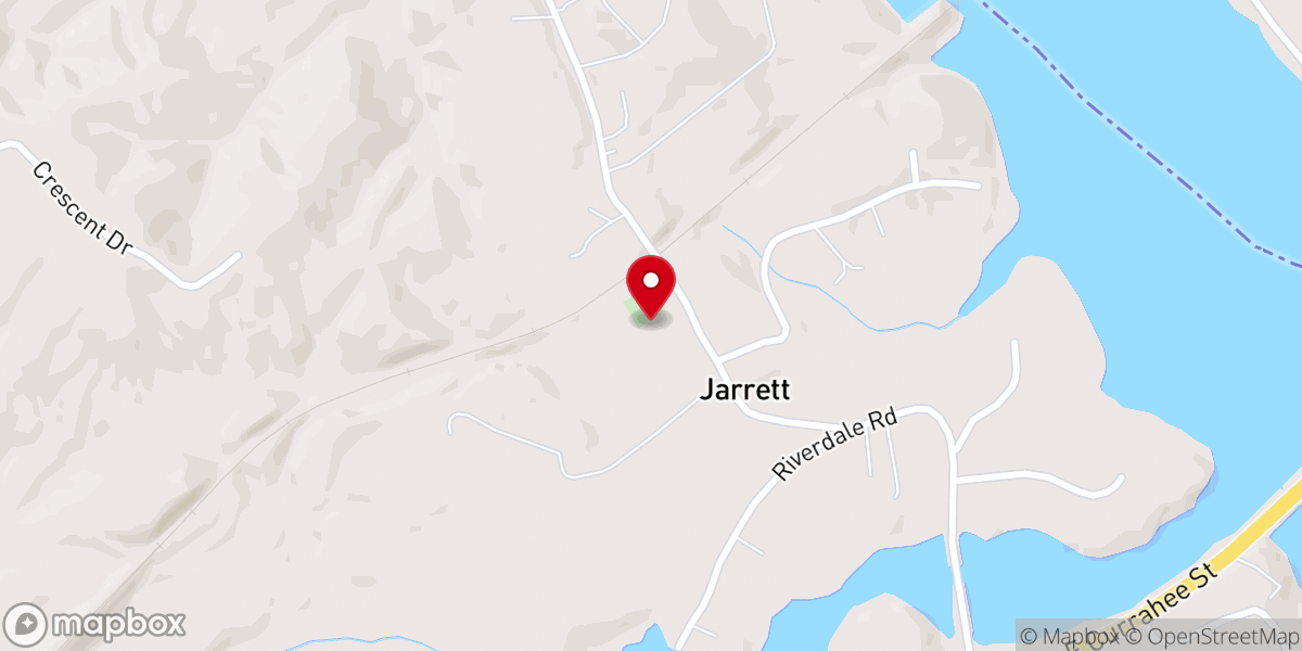 Map showing location of Providence United Methodist Church