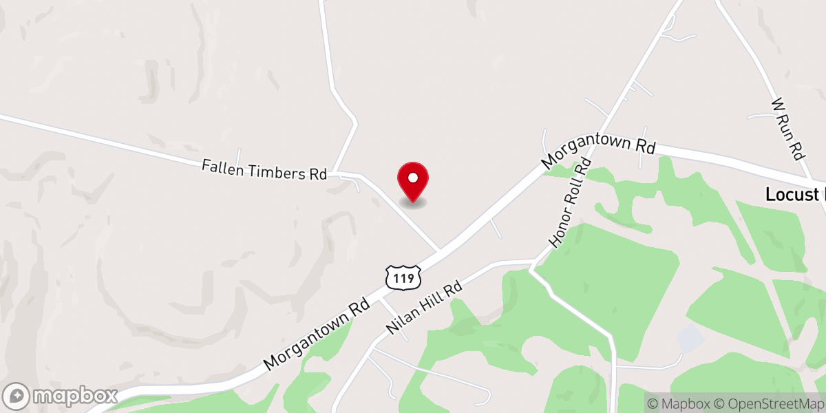 Map showing location of Living Stone Church