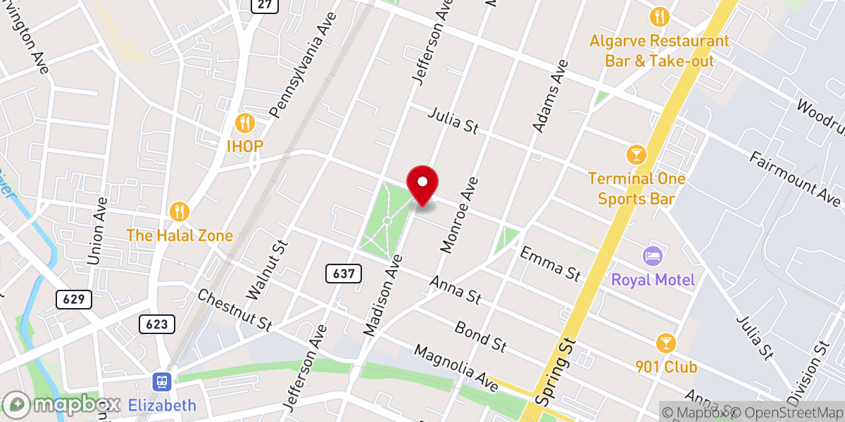Map showing location of Church of God 7th Day