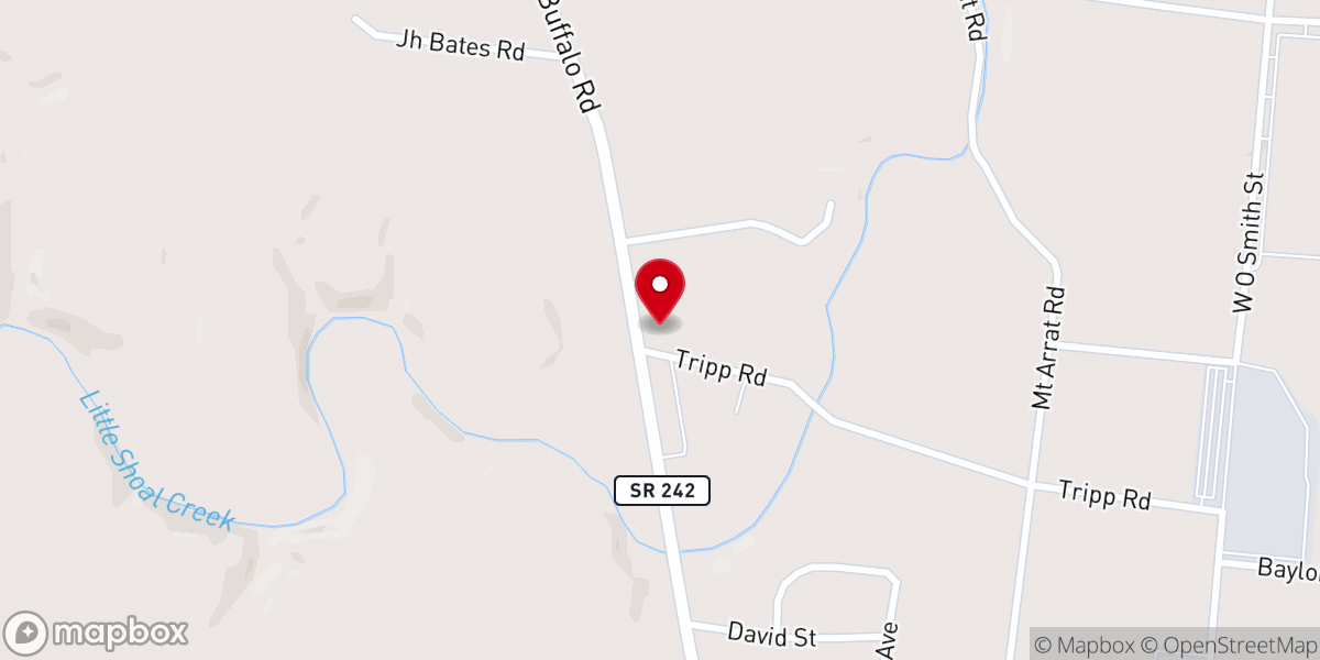 Map showing location of Way Church