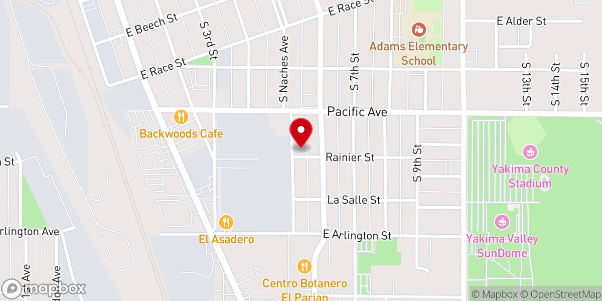 Map showing location of New Jerusalem Baptist Church