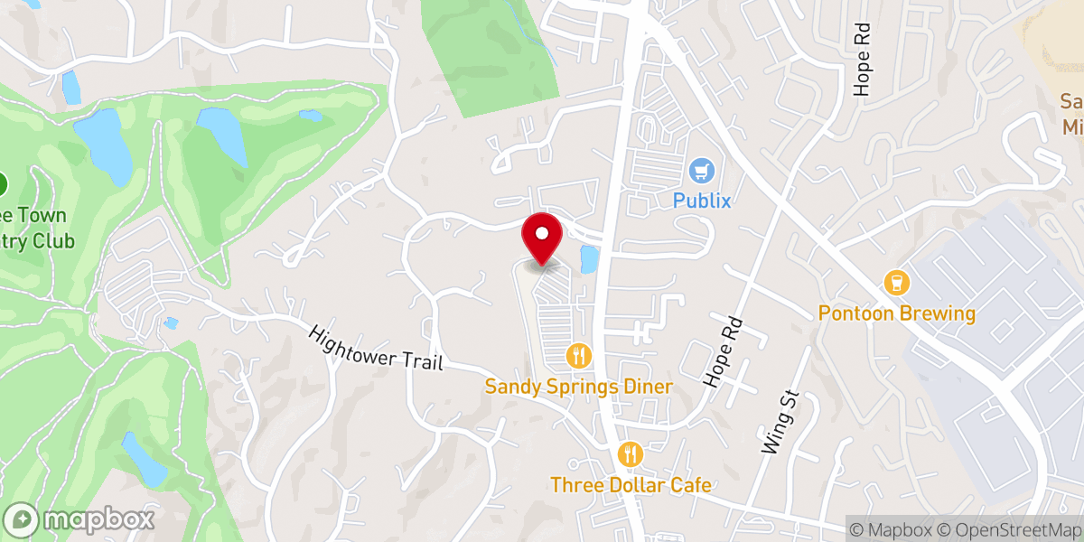 Map showing location of Georgia Brazilian Assembly of God