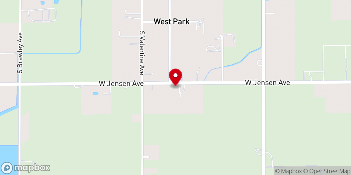 Map showing location of West Park Community Church