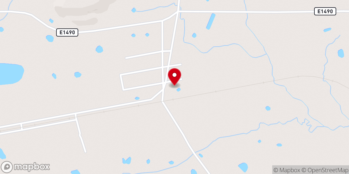 Map showing location of Cornerstone Baptist Church