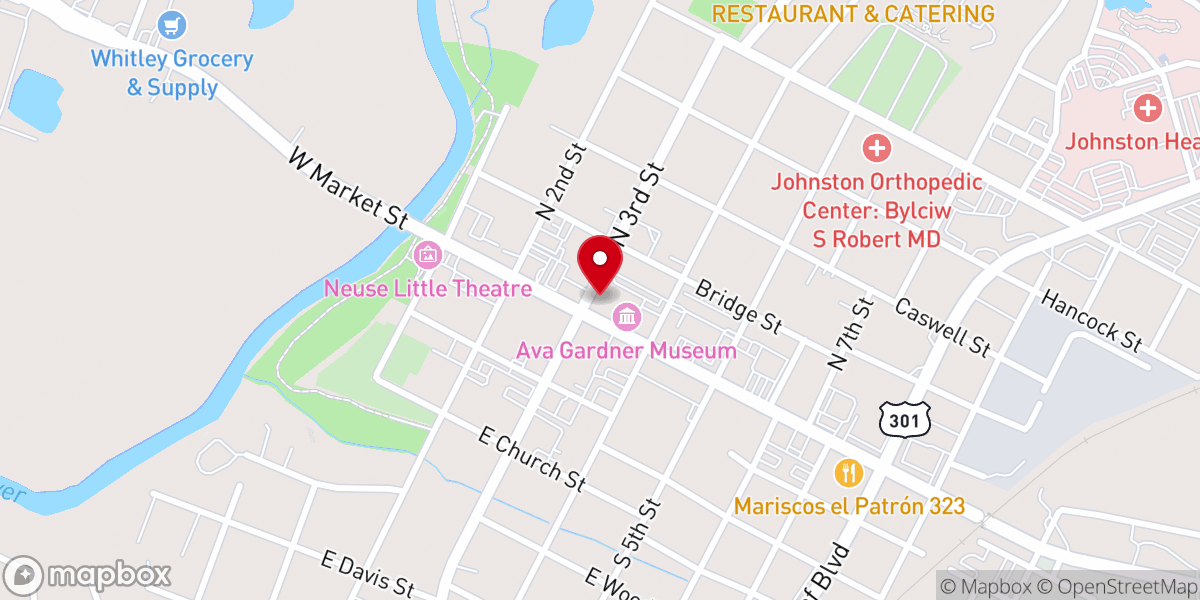 Map showing location of Ressurection Hill Church