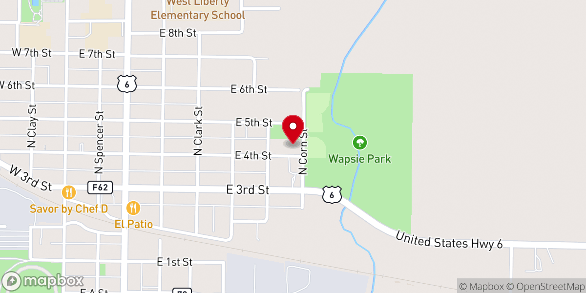 Map showing location of Independent Pentecostal