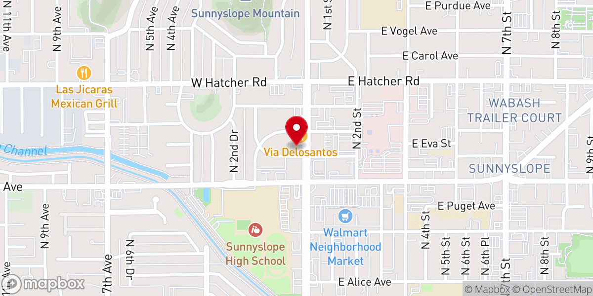 Map showing location of Iglesia Apostolica Pentecostes Unidad