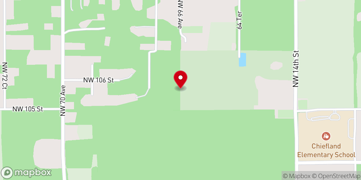 Map showing location of Mount Erie Baptist Church Inc