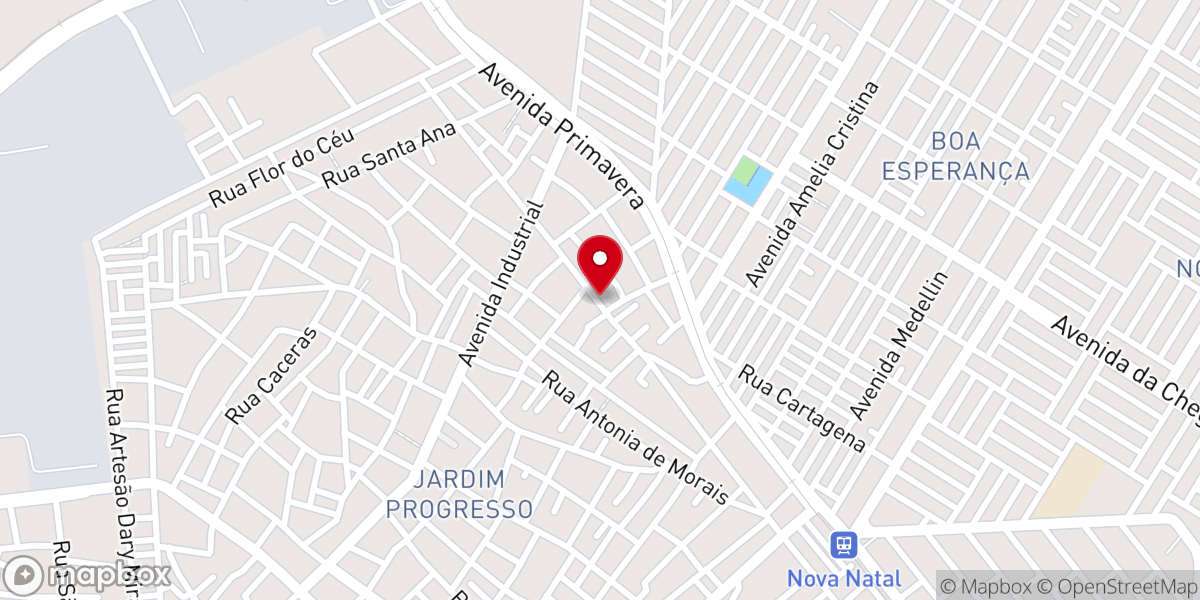 Map showing location of Igreja de Nossa Senhora do Rosário