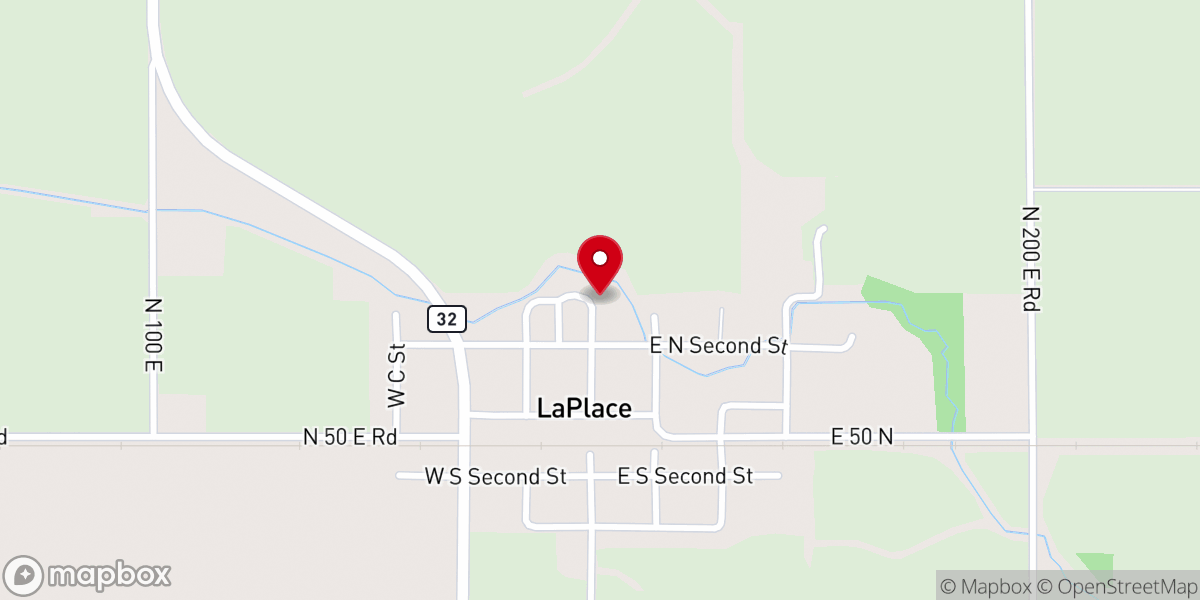 Map showing location of Laplace Church Of The Brethren