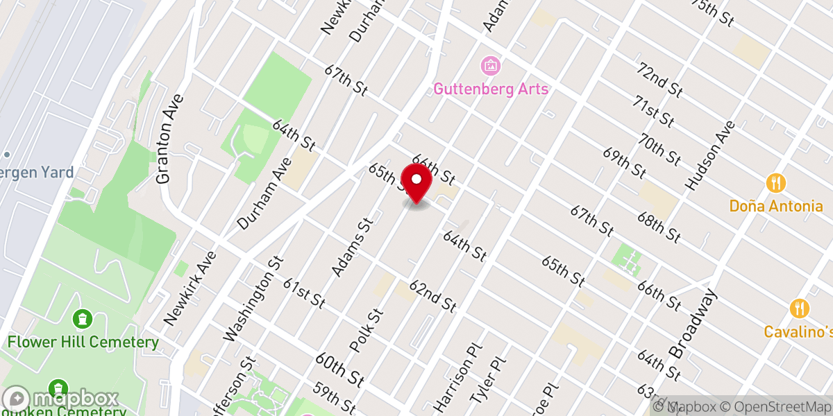 Map showing location of Holy Redeemer Parish