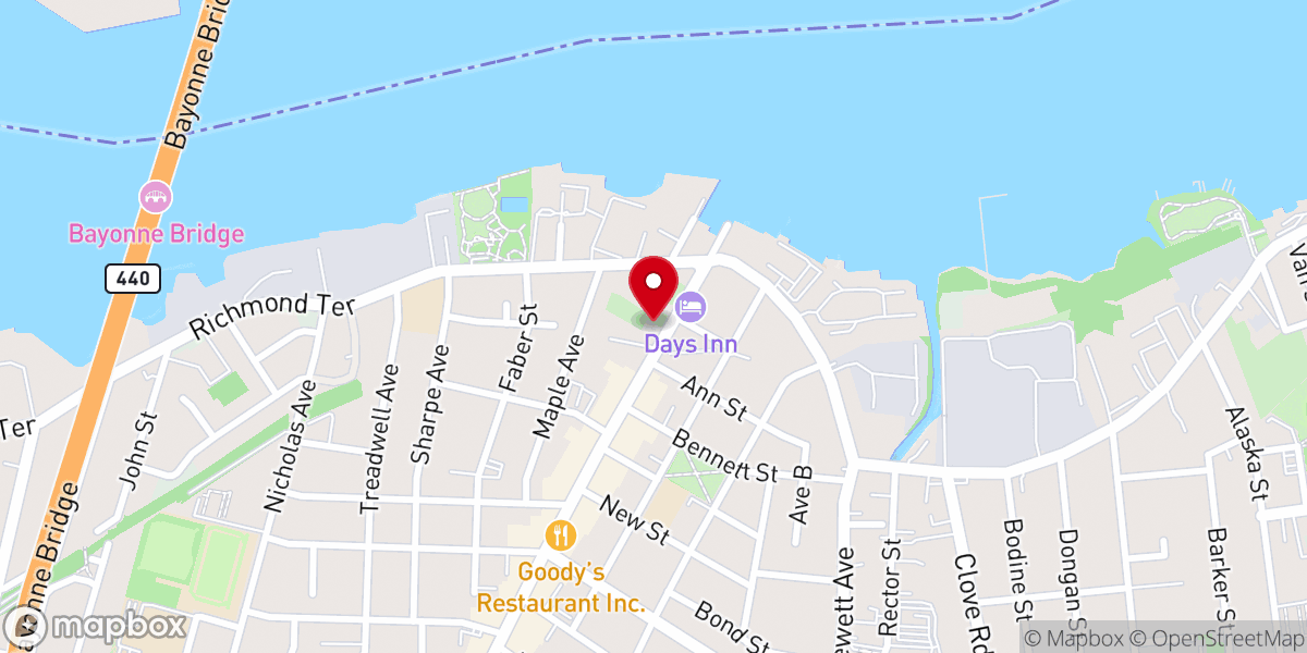 Map showing location of El Centro Community Job Center