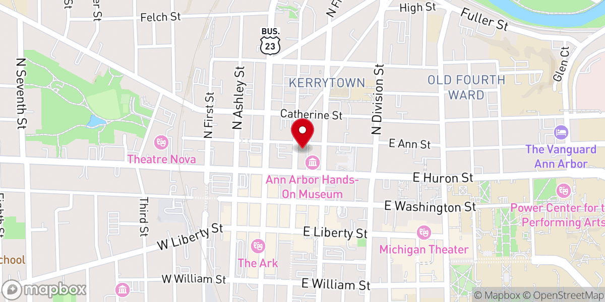 Map showing location of All Things Artistic Ministries