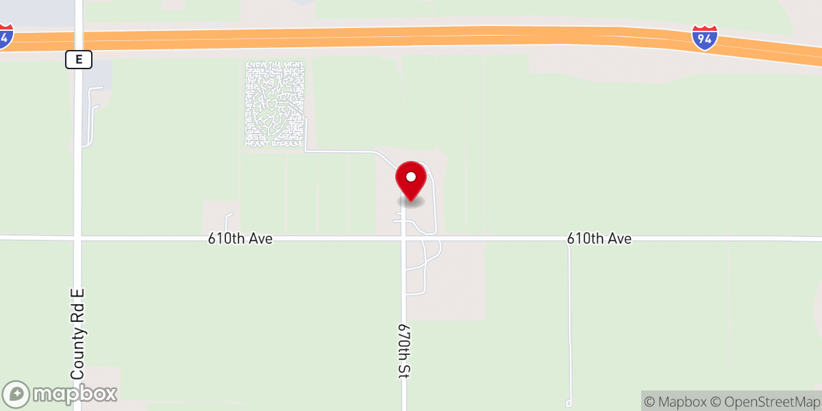 Map showing location of Govin's Farm