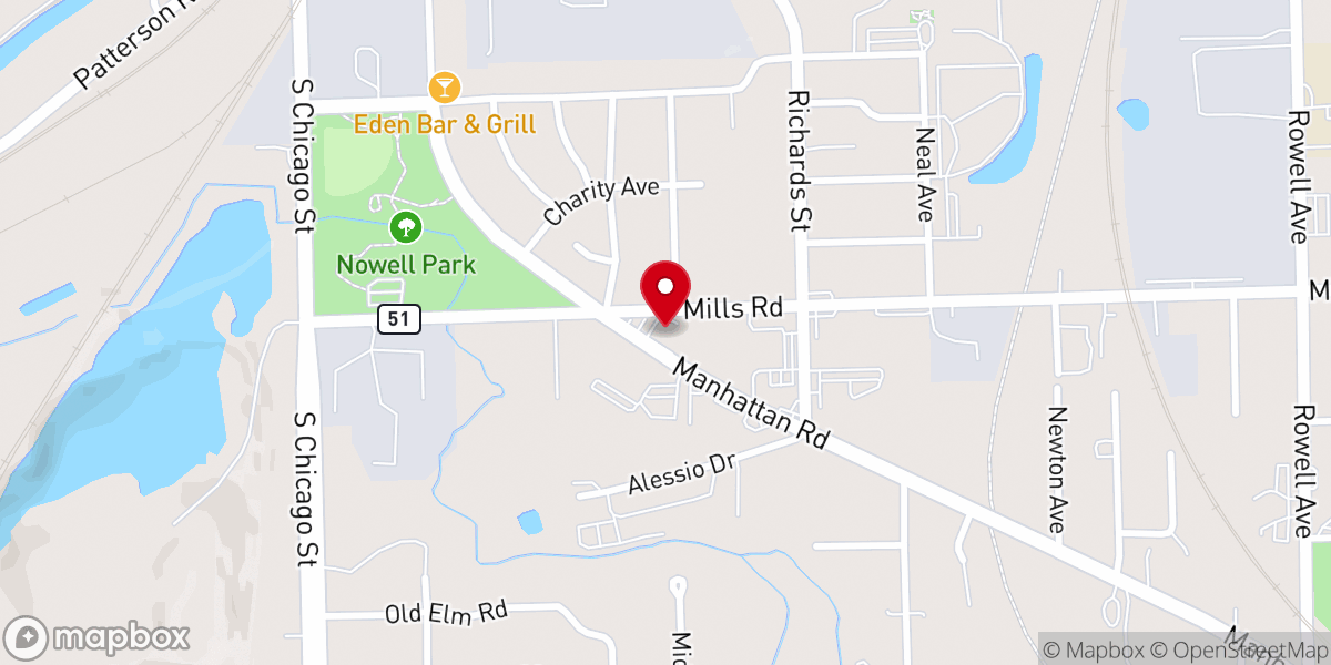 Map showing location of House of Refuge - Casa de Refugio Joliet