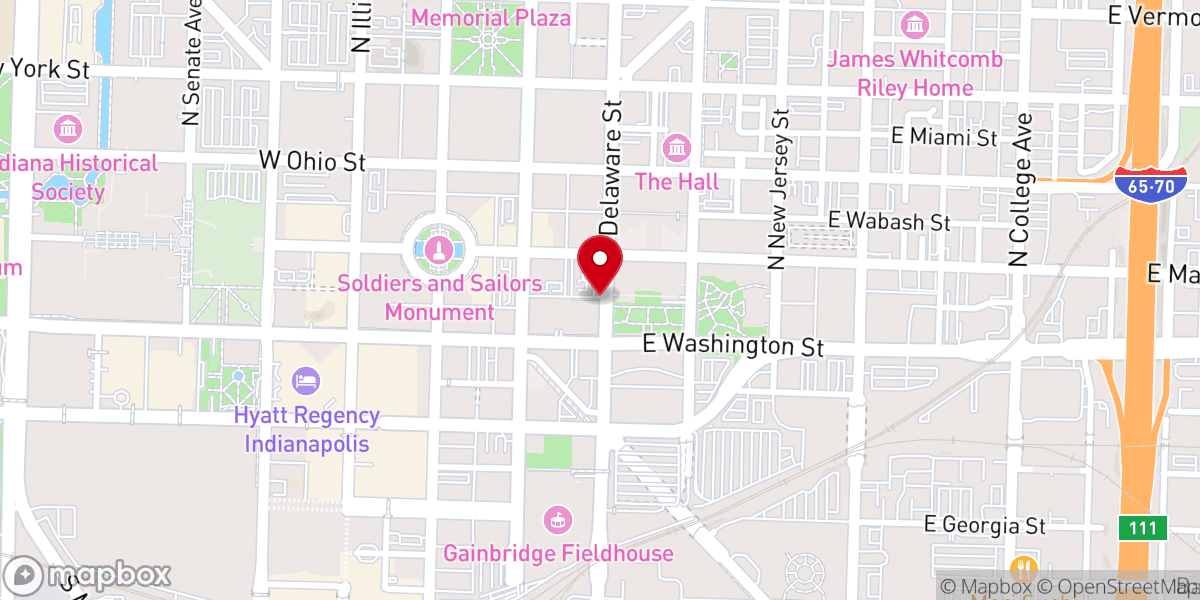 Map showing location of Eli Lilly for the Rector Wardens and Vestrymen of Christ Church