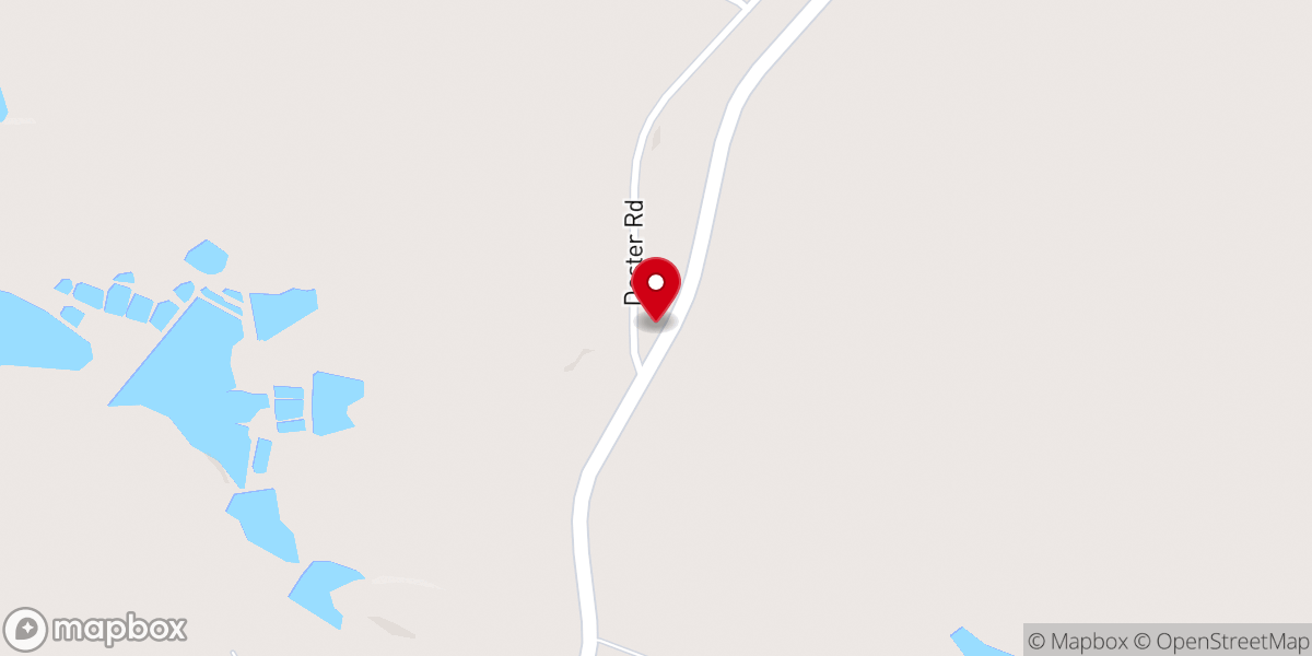 Map showing location of Holmes Freewill Baptist Church