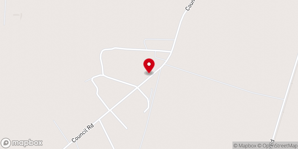 Map showing location of Saint Matthews Church