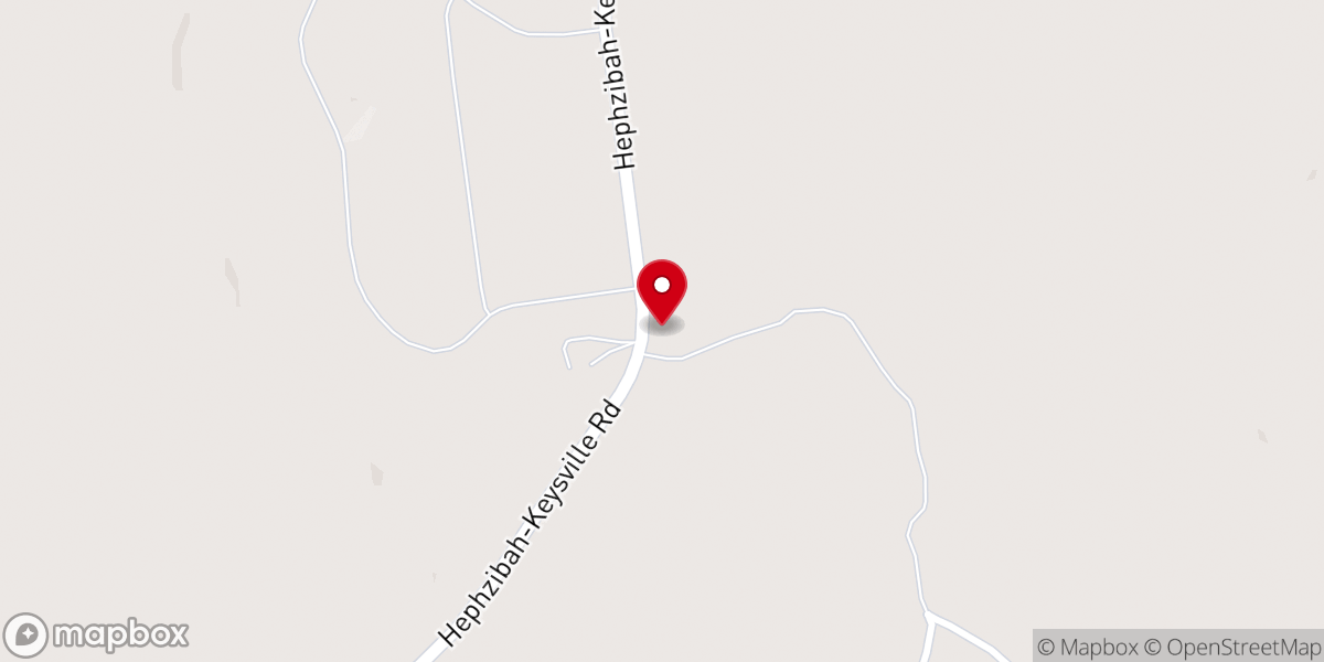 Map showing location of Faith Evangelistic Bible Church