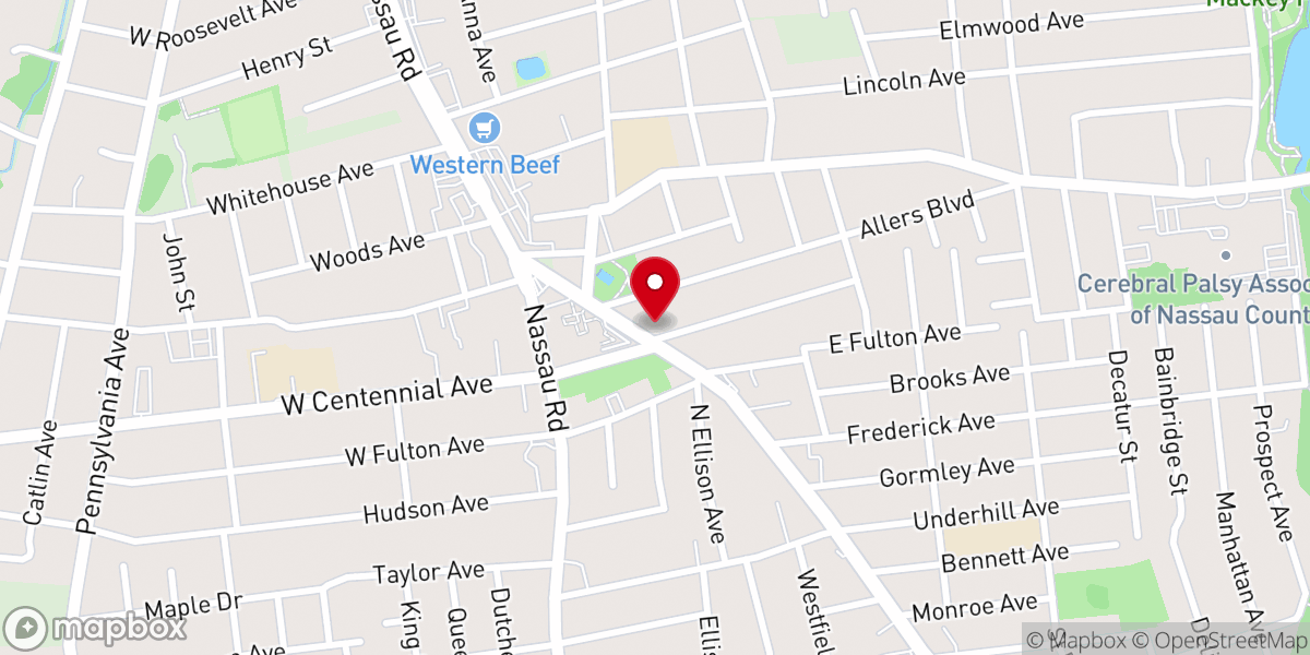 Map showing location of Naomi Temple AME Zion Church